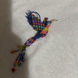 Beaded humming bird